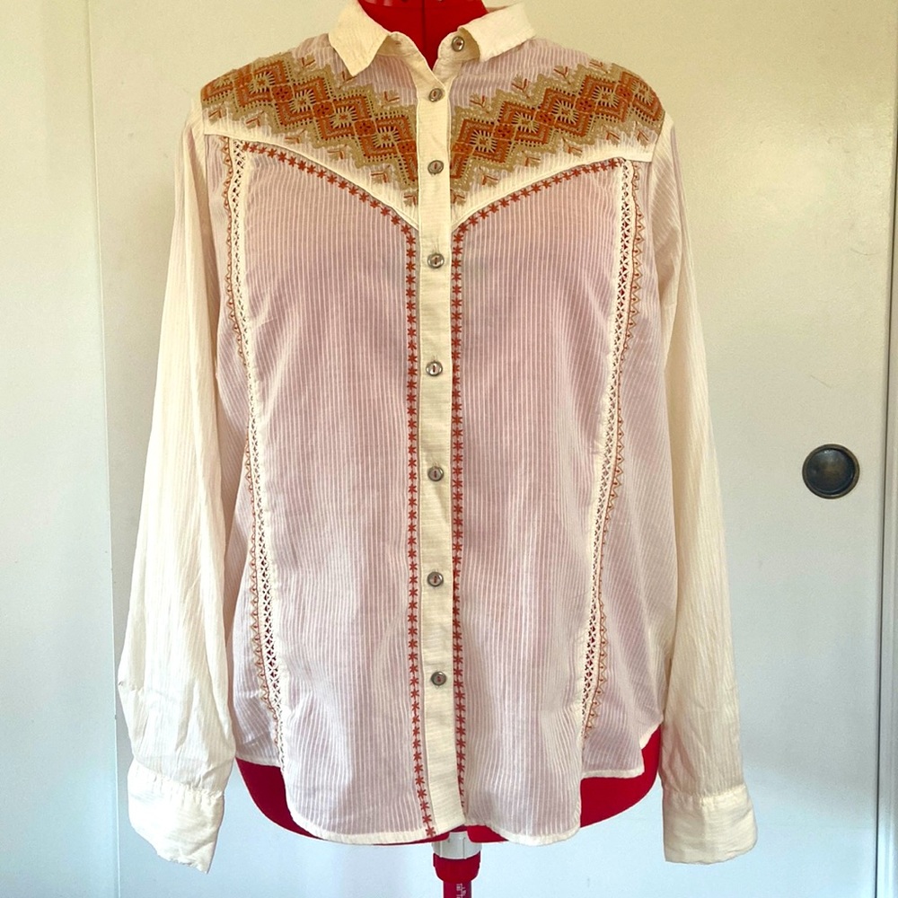 Anthropologie Button Up Shirt